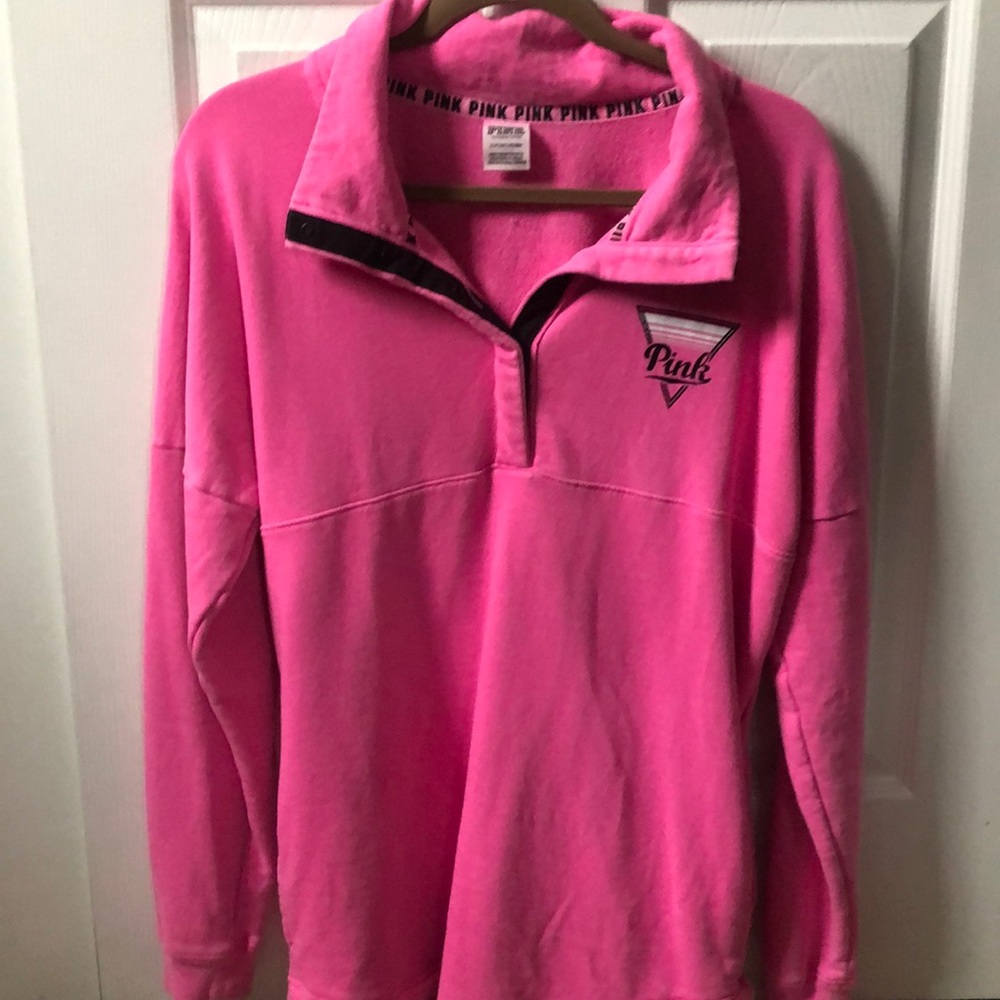 VS pink campus pullover